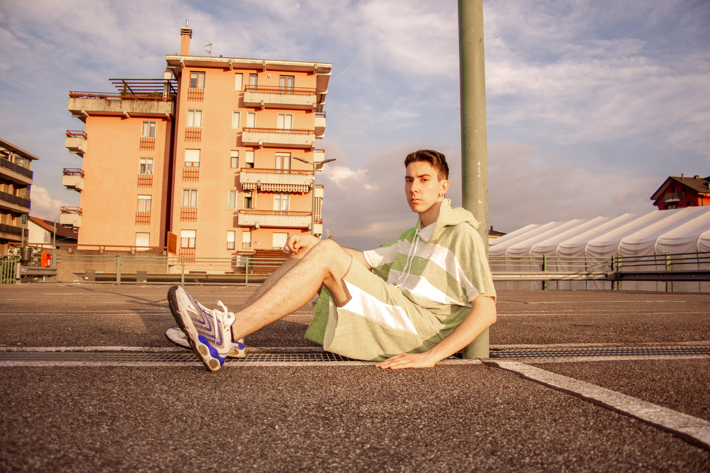 COMPLETO CORTO di Cotone in 3 Varianti di colore Made in Italy