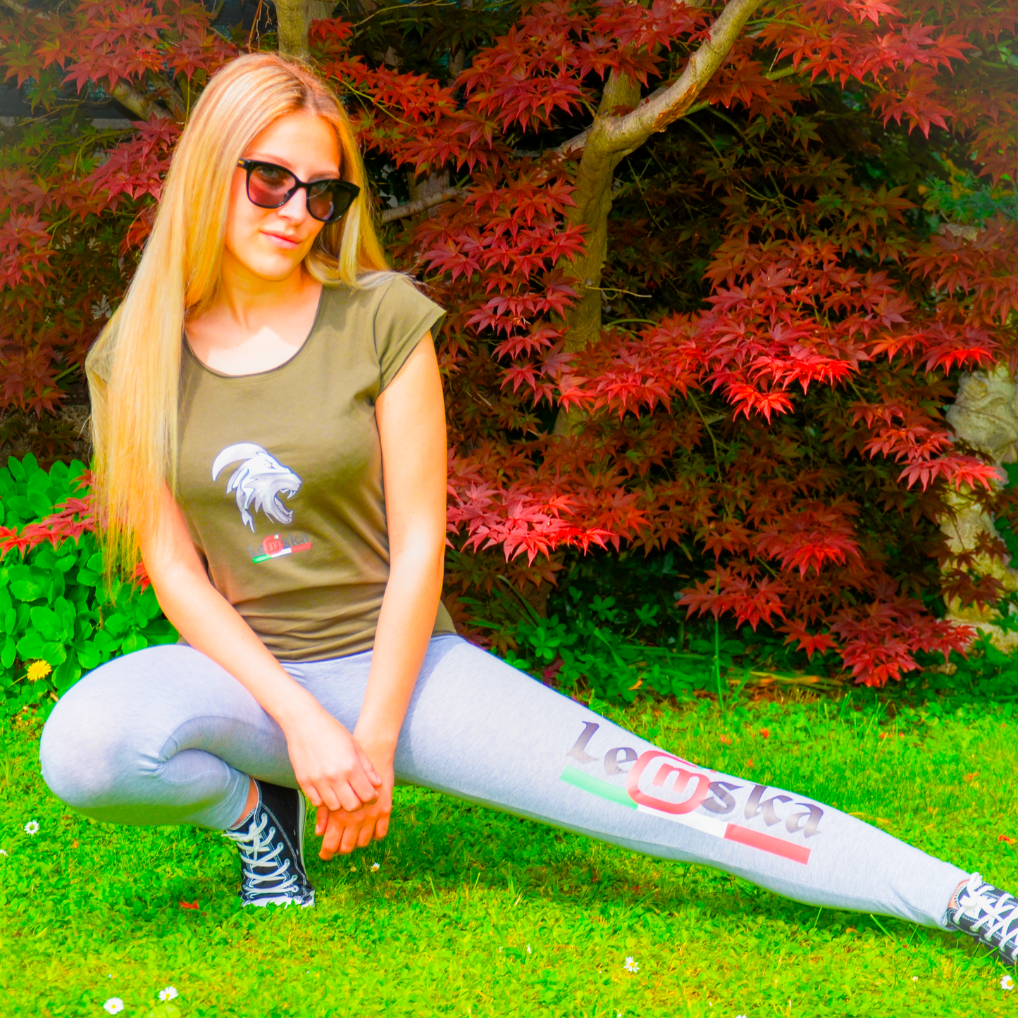 <transcy>Leomska women's long leggings 100% Made in Italy</transcy>