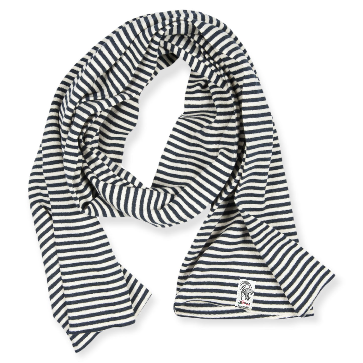 Sciarpa Tubolare in Costina Rigata Unisex Made in Italy