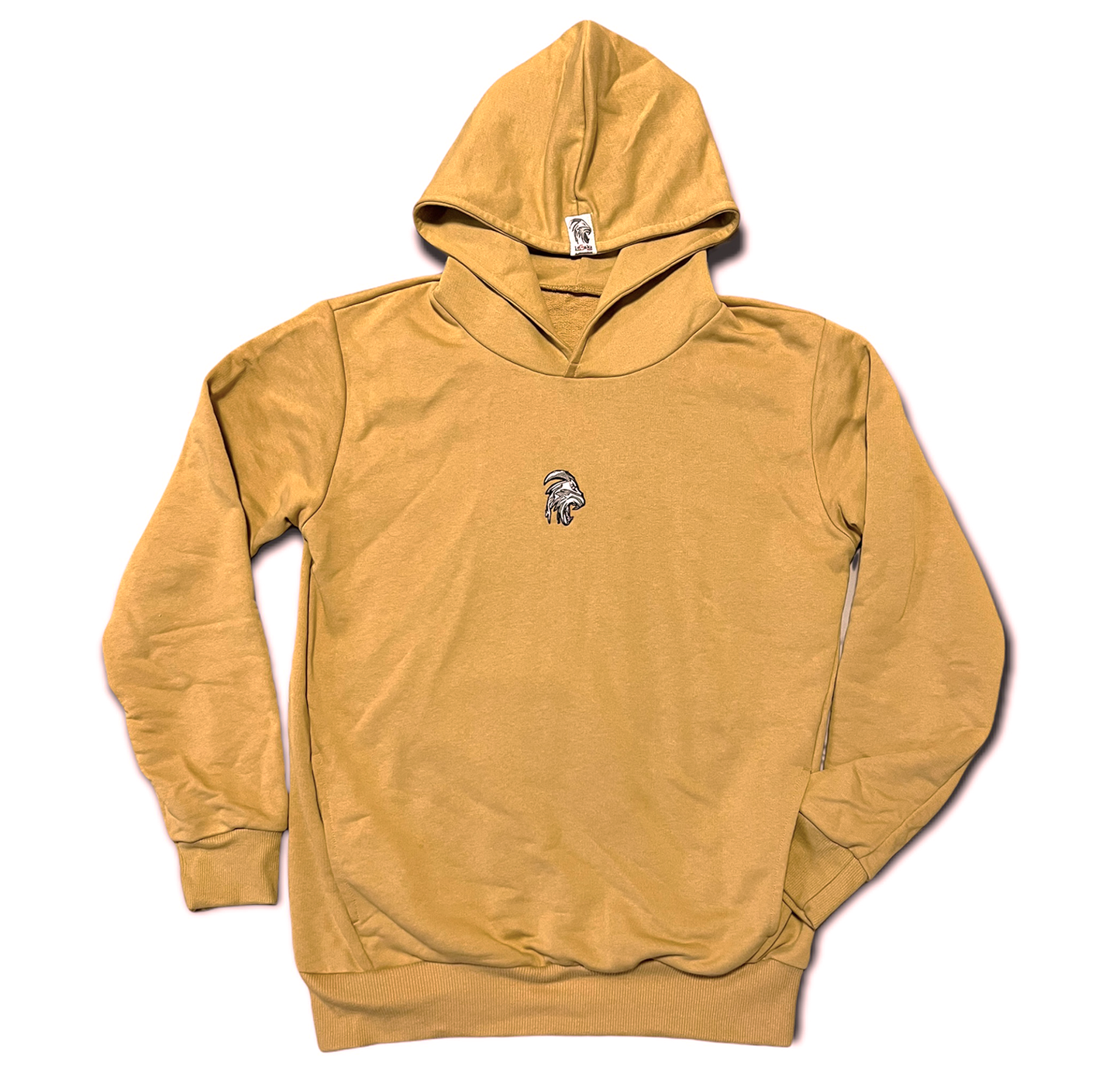 Felpa Street Cammello con Cappuccio 100% Cotone e 100% Made in Italy