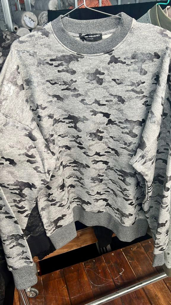 MAGLIONCINO IN FELPA DI COTONE UOMO MADE IN ITALY