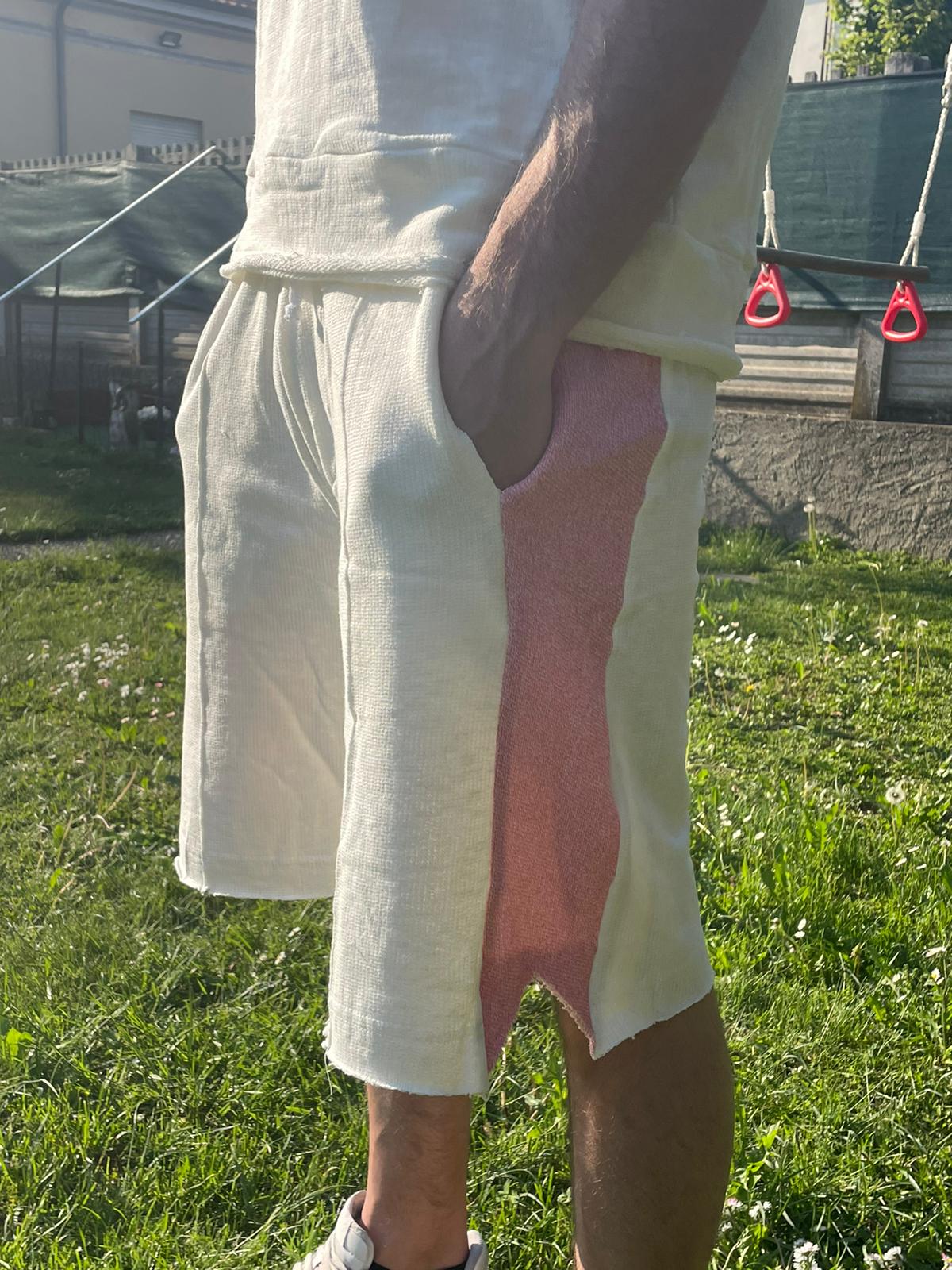 COMPLETO CORTO di Cotone in 3 Varianti di colore Made in Italy