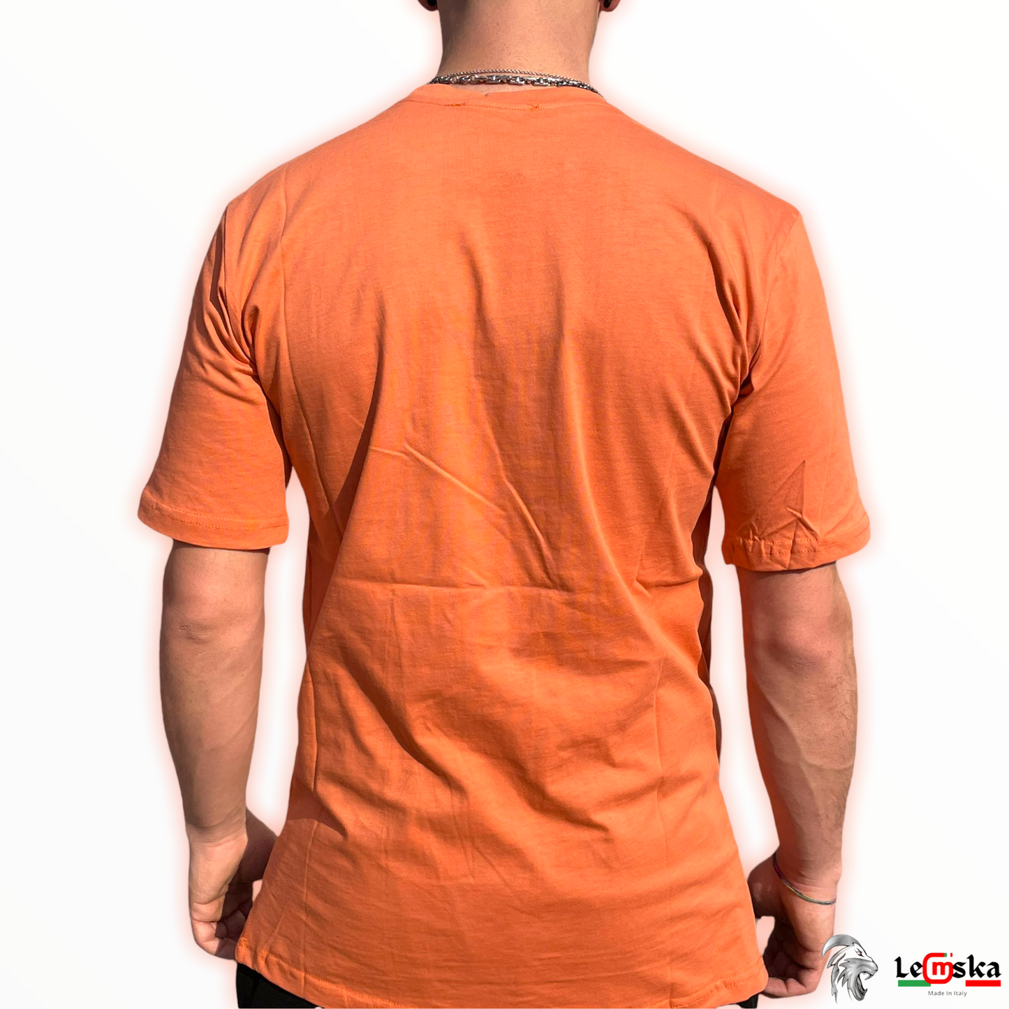 T-Shirt Neutra Oversize Prodotto 100% Made In Italy