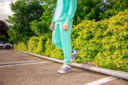Pantalone Tuta Acqua Marina 100% cotone e 100% Made in Italy