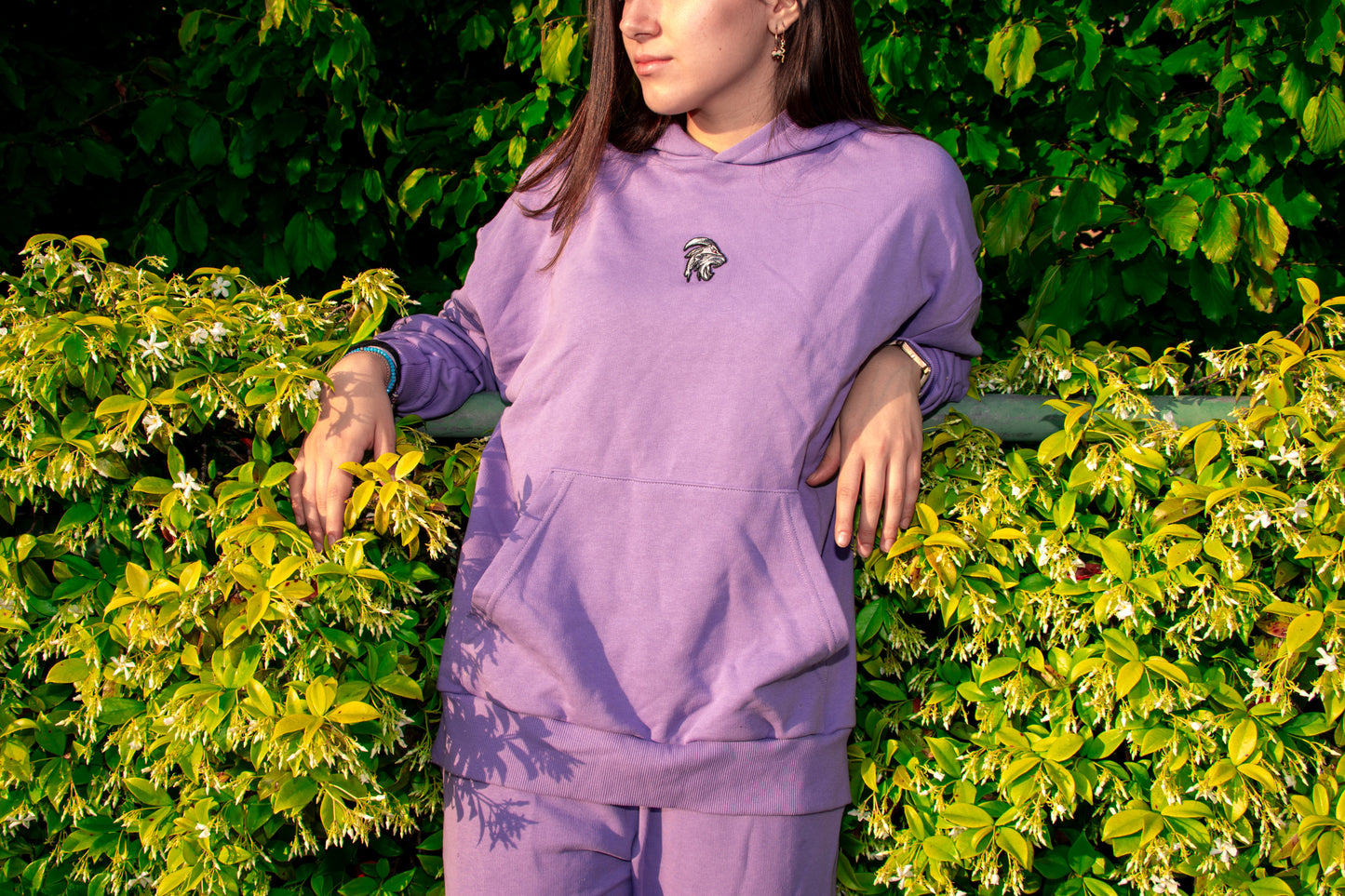Felpa Street con Cappuccio 100% Cotone Made in Italy