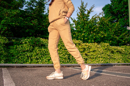 Pantalone Tuta Cammello 100% cotone e 100% Made in Italy