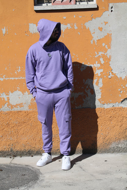 Felpa Street con Cappuccio 100% Cotone Made in Italy