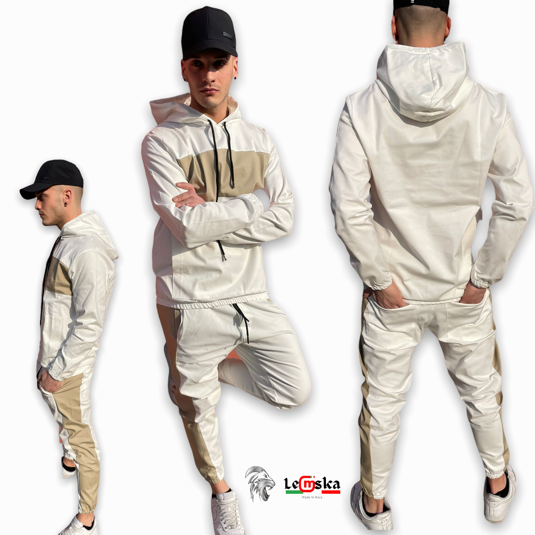 COMPLETO TUTA CANVAS di Cotone Made in Italy