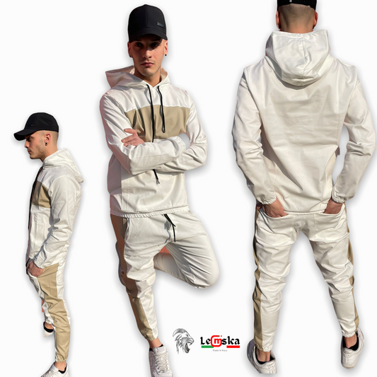 COMPLETO TUTA CANVAS di Cotone Made in Italy