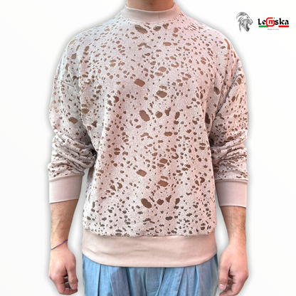 MAGLIONCINO IN FELPA DI COTONE UOMO MADE IN ITALY