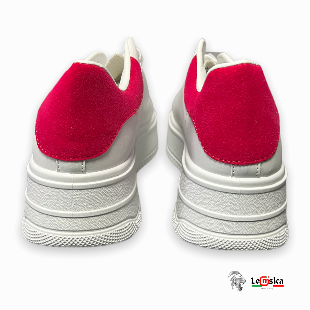 SNEAKERS PLATFORM DONNA IN ECOPELLE MADE IN ITALY