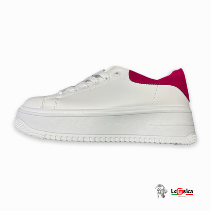 SNEAKERS PLATFORM DONNA IN ECOPELLE MADE IN ITALY