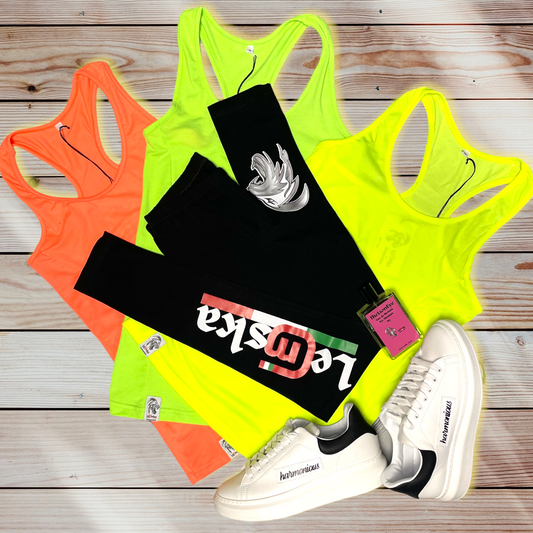 Canotta Fluo Donna 100% Made in Italy