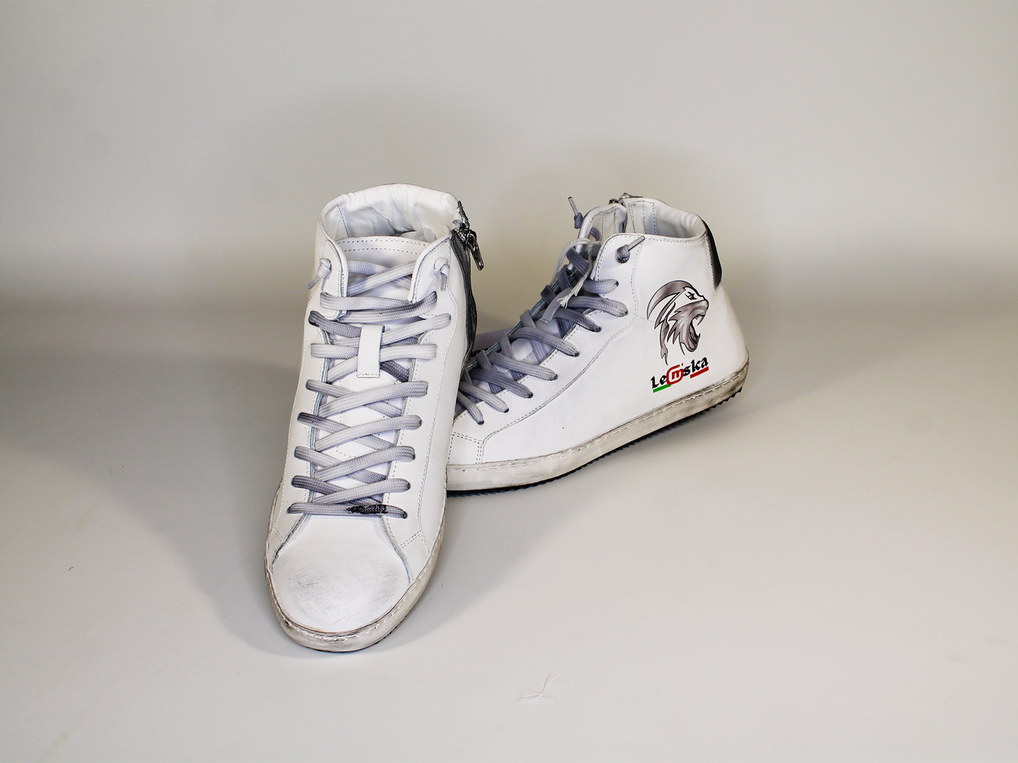 <transcy>Leomska high shoe 100% Made in Italy genuine leather</transcy>